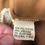 ZARA Knit brown sleeveless tailored mini dress Photo 4