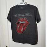 The Rolling Stones Gray Crewneck Graphic Short Sleeve Band T Photo 1