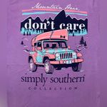 Simply Southern  Lavender Short Sleeve Tee Photo 3