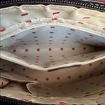 Bueno EUC tote bag. Canvas exterior with embellishments on one side Photo 6