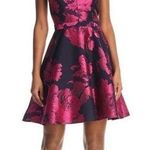 AQUA Women’s Floral Brocade V-Neck Strappy Dress with undercoat Sz. 0/XS NWT Photo 0
