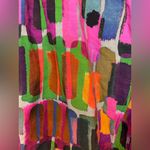 & Other Stories & Other Stories Abstract Print Colorful Strappy Wrap Mini V-Neck Dress Size 8 Photo 10