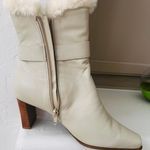 Markon Cream Faux Fur Boots Photo 3