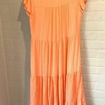 Kate & Sam dress NEW coral orange dress Swiss dot & eyelet lined small Photo 2