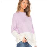 Lovers + Friends  Tina Colorblock Crewneck Cozy Sweater Revolve XS Photo 1