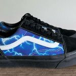 Vans  Old Skool Unisex Skate Shoe Black Lightning Size 6.5 or 5 Photo 2