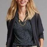 CAbi Astral Blouse, Navy Blue Sleeveless Top, Star Print Button Up, extra small Photo 1