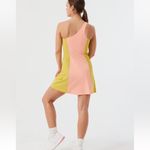 Outdoor Voices NWOT Dress One-Shoulder Pink and Yellow Dress Size XL Photo 1