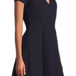 Emporio Armani Emma Seamed V-Neck Navy Blue Minidress size 36 Photo 0