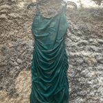 Lucy in the Sky Green Sparkly  Mini Dress Photo 1