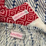 Miss Monique Red, White & Blue Floral Fish Print Mini Dress Tunic Top Skirt Set Size M Photo 4