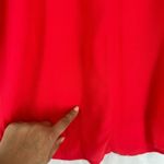 Gianni Bini Mini Dress Womens XS Red Viscose Lace Cutout Detail Keyhole Back Photo 13