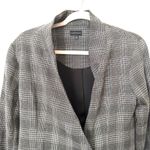 CALLIPYGIAN Plaid Blazer‎ Mini Dress Grey Sz 2 Gray Photo 3