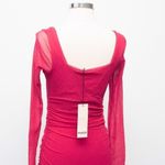 Fuzzi. Rusched Bodycon Dress. Pink Size XS Photo 5