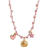 Handmade Vintage Boho Knotting Rope Chain Necklace Starfish Sun Conch Shell Necklace Charm Pearl Pendant Necklace Jewelry Photo 0