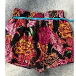 Xhilaration Floral Pull On Elastic Waist Pockets Shorts Tropical Y2K Size Medium Photo 3