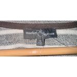 Market & Spruce NWT  Gray Striped Sweater Dress Long Sleeve Sheath Women's Size M Photo 5