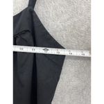 love on a hanger  Women's Romper Solid Black Shorts Sleeveless Size Medium Cotton Photo 8