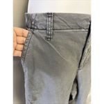 Old Navy Grey OG Chino Pockets Zip Up Button Elastic Waist Rolled Pants- Medium Photo 2
