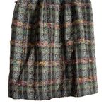 Carlisle Woven Tweed Straight Pencil Skirt Size 2 Plaid Textured Academia Office Photo 11