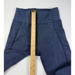 Aerie  offline High Waist Athletic Leggings‎ Ribbed Side Panel Pants Navy Blue S Photo 3