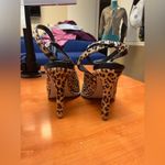 Gianni Bini  Pumps Renatay Leopard Calf Hair Studded Ankle Strap Heels Size 8.5M Photo 7