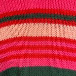 Stitches & Stripes Women’s Multicolor Chunky Knit Striped Sweater Size M Pink Size M Photo 3