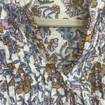 Roberta Roller Rabbit  Floral Beaded Top size XS Boho Photo 1