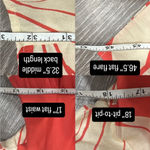 Hutch  Coral Plumeria Print Puff Sleeve Tiered V-Neck Mini Dress Preppy Coastal Photo 13