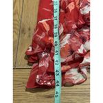 Adrianna Papell NWT  Floral Embellished Fit & Flare Dress Red Colorful Size Small Photo 6