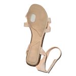 Adam Tucker Womens 7.5  by Me Too Taupe Loop Ankle Strap sandals low heel strappy Photo 5