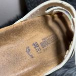 Birkenstock Florida Three-Strap Holographic Silver Slide Sandal SzEU38 L7 - M5 Photo 7