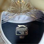 Slazenger  Navy Blue Stretch Short Sleeve Golf Top size M Photo 1