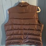 Talbots Chocolate Brown Down Quilted Vest | Size LP Photo 1