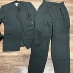 Casual Corner Black Blazer and Pants Set size 8 Photo 0