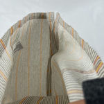 Wild Fable Blazer Jacket Womens Small Oversized White Striped Double Breasted Photo 6