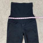 1822 Denim  Butter Ankle Slit Skinny Black 25 Maternity Photo 8