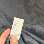 Free People Blue Gray Oversized Long Sleeve Size S Photo 5