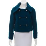 Diane Von Furstenberg  Lady Bird double breasted Wool Jacket Green Photo 1