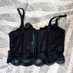 Urban Outfitters  Black Lace Corset Bustier Top Photo 1