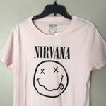 Hot Topic Nirvana Pink Smile Girls T-Shirt size large Photo 2