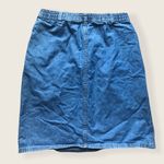 Vintage Jean Blue Jean Skirt Above The Knee M Size M Photo 6