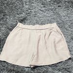 Leith  High Waist Cream Shorts Photo 1