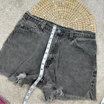 Levi's Levi’s Women’s Vintage Orange Tab Cut-Off High Rise Faded Black Shorts Jeans 9 Photo 12