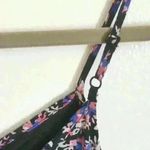 EXPRESS New XS Black Mini Floral Midi Slip Dress Photo 4