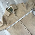 AMI Leather Shacket Jacket suede womens Tan (medium) vintage western americana Photo 2