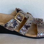 Vionic Women's Radia Snakeskin Print Wedge Sandals Photo 2