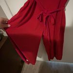 Elegant Red Jumpsuit Size M Photo 1