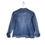 IZOD  Women's Distressed S Blue Denim Jacket Photo 1