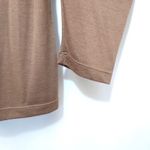 H&M Clothes Neutral Brown Off Shoulder Draped Sleeve Spaghetti Strap Blouse Top Photo 3
